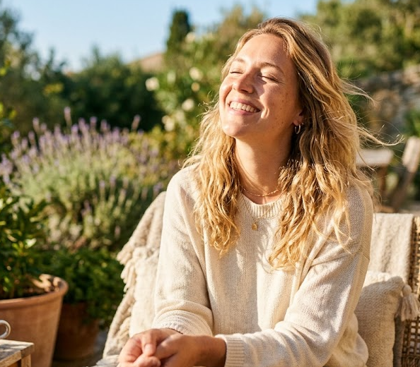 Moment de meditație matinală și claritate mentală